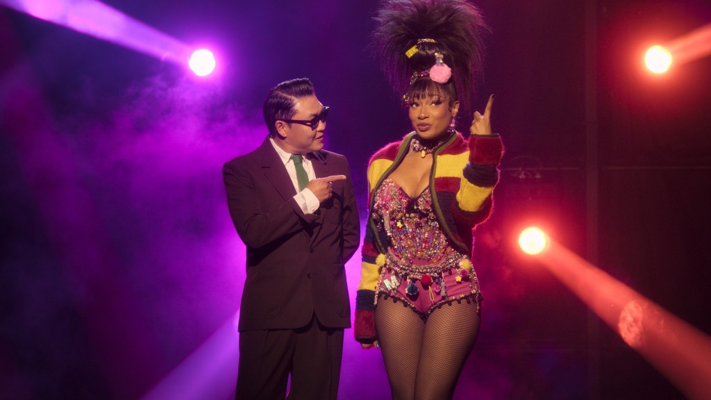 KPOPPED feature image with Psy and Megan Thee Stallion